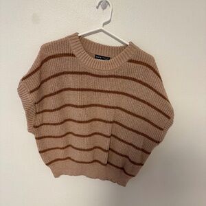 Cute Sleeveless Sweater Top